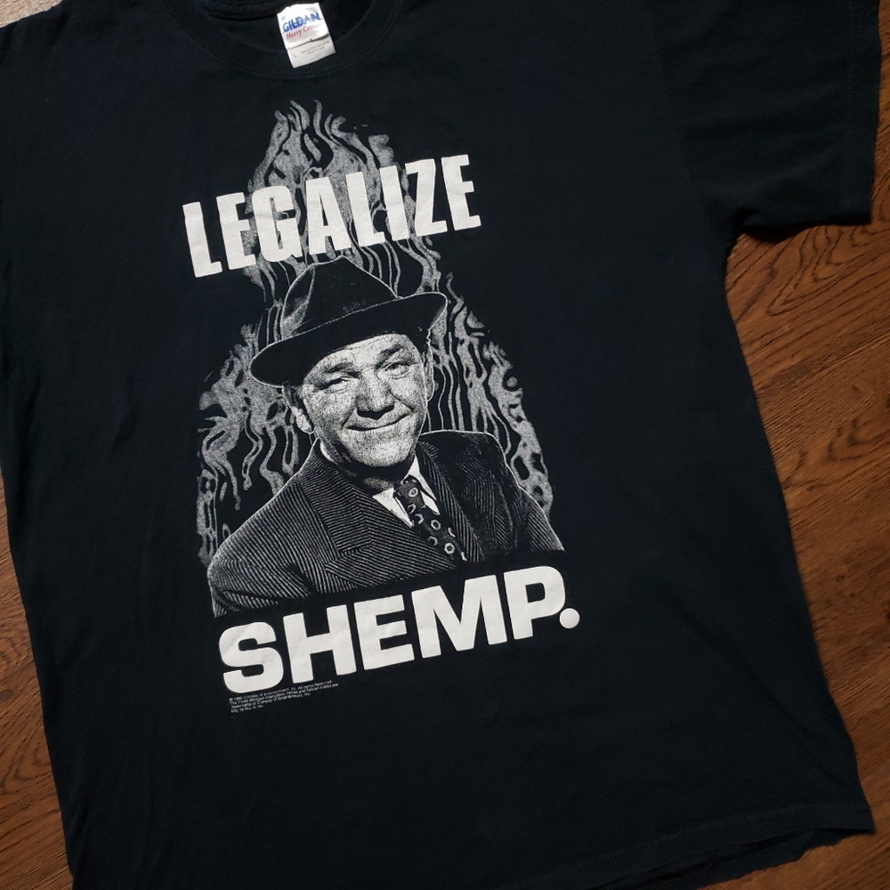 1999 Three Stooges Legalize Shemp L T-shirt